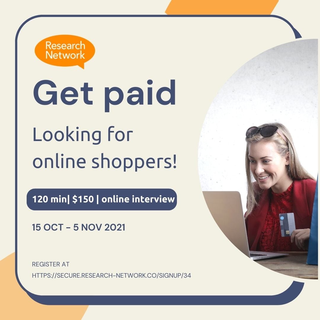 Online Shoppers for survey